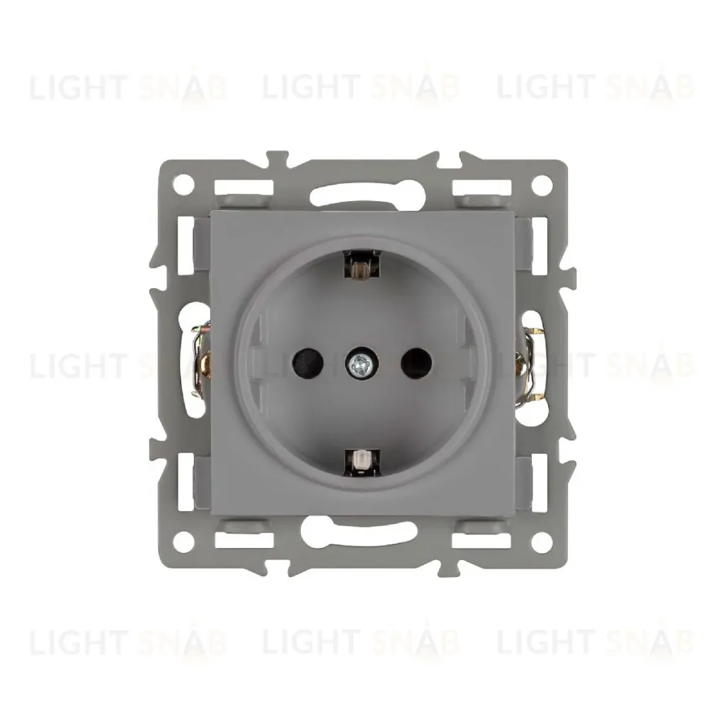 Механизм электрической розетки Arlight SCT-MEU1-PL-GR (250V, 16A) 043732 043732