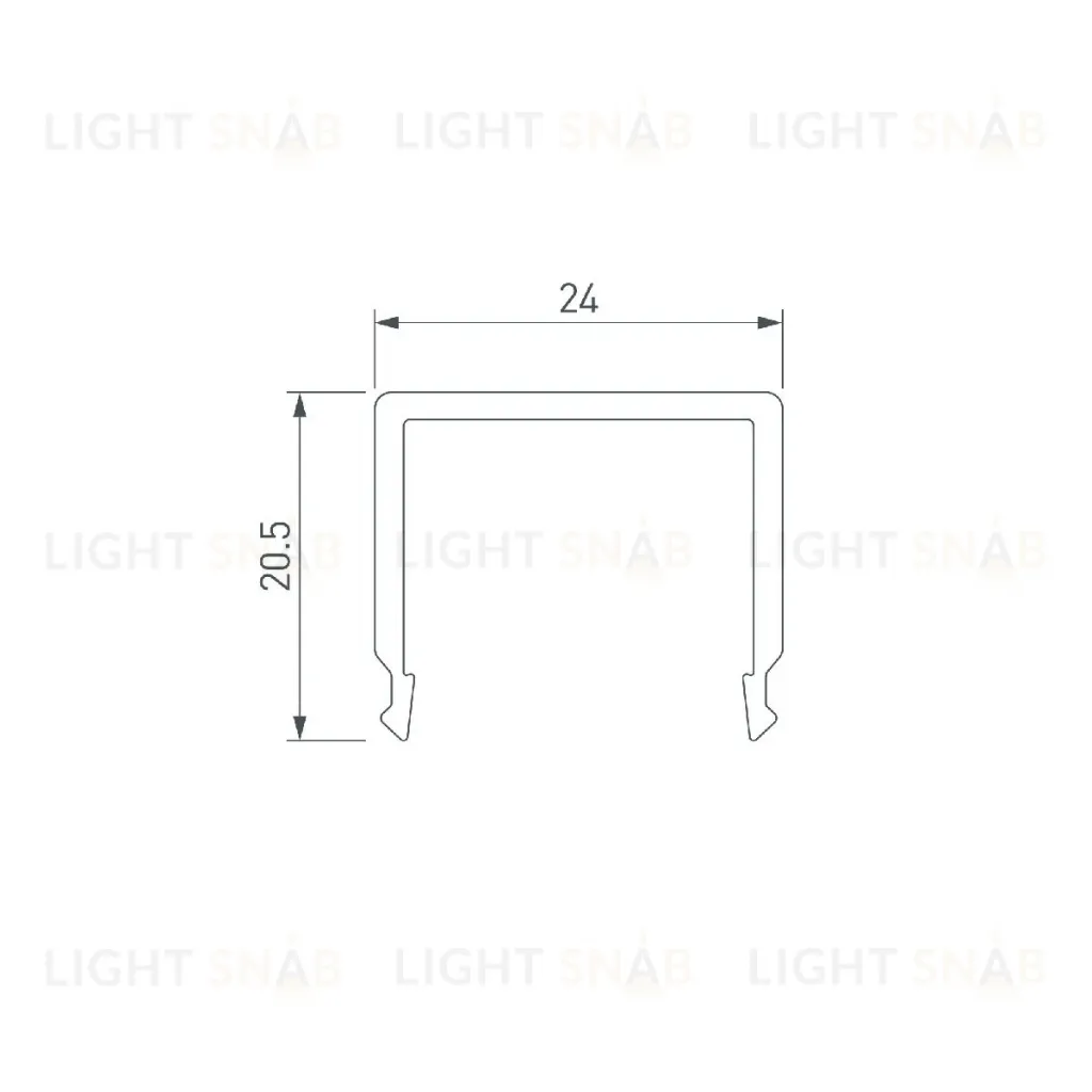 Экран Arlight G-K MAT-L для PLS-GIP, LOCK 019210(1) 019210(1)
