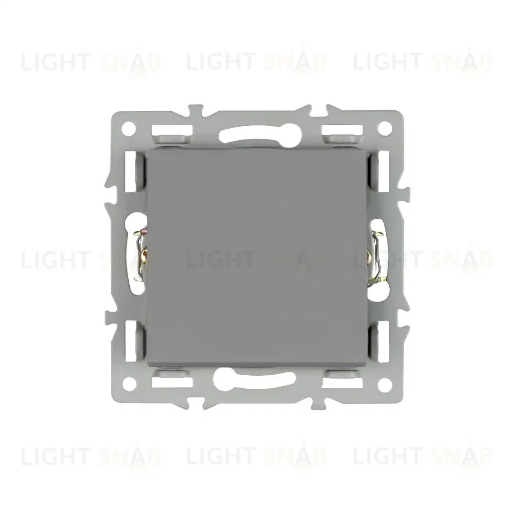 Механизм выключателя одноклавишный непроходной Arlight SWT-MK01-PL-GR (250V, 16A) 043712 043712