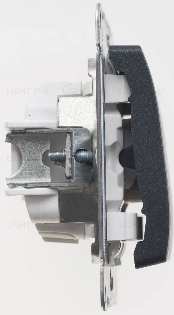Переключатель перекрестный, сх.7, 10АХ Systeme Electric Glossa Антрацит GSL000771 GSL000771