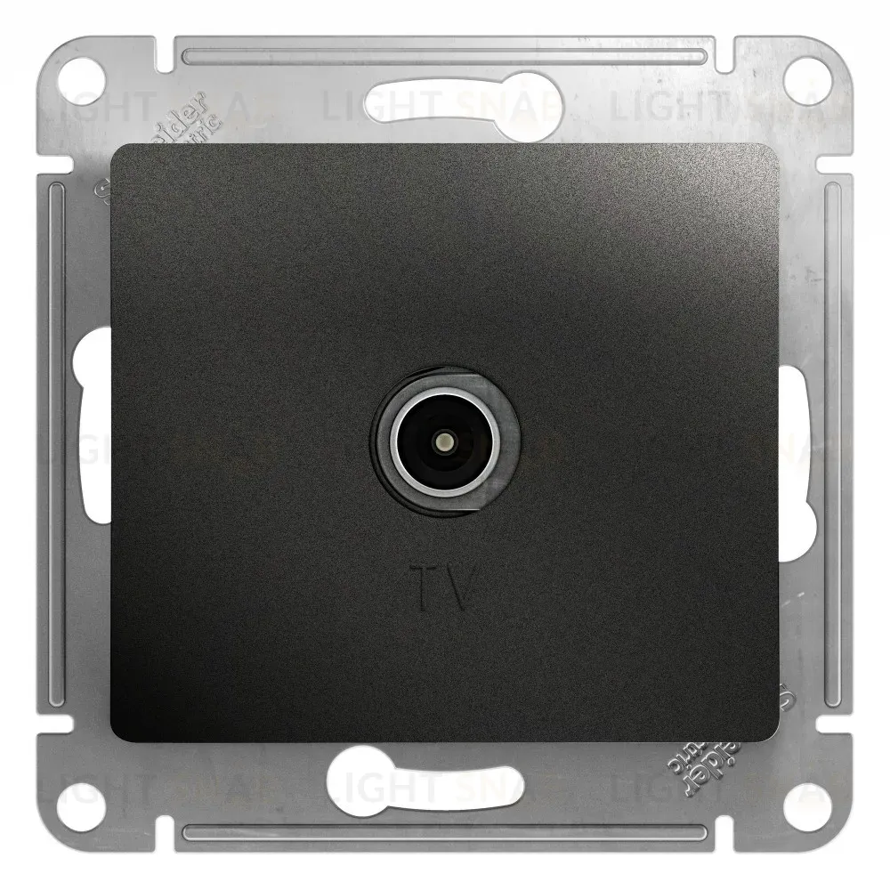 Розетка TV оконечная 1DB Systeme Electric Glossa Антрацит GSL000791 GSL000791