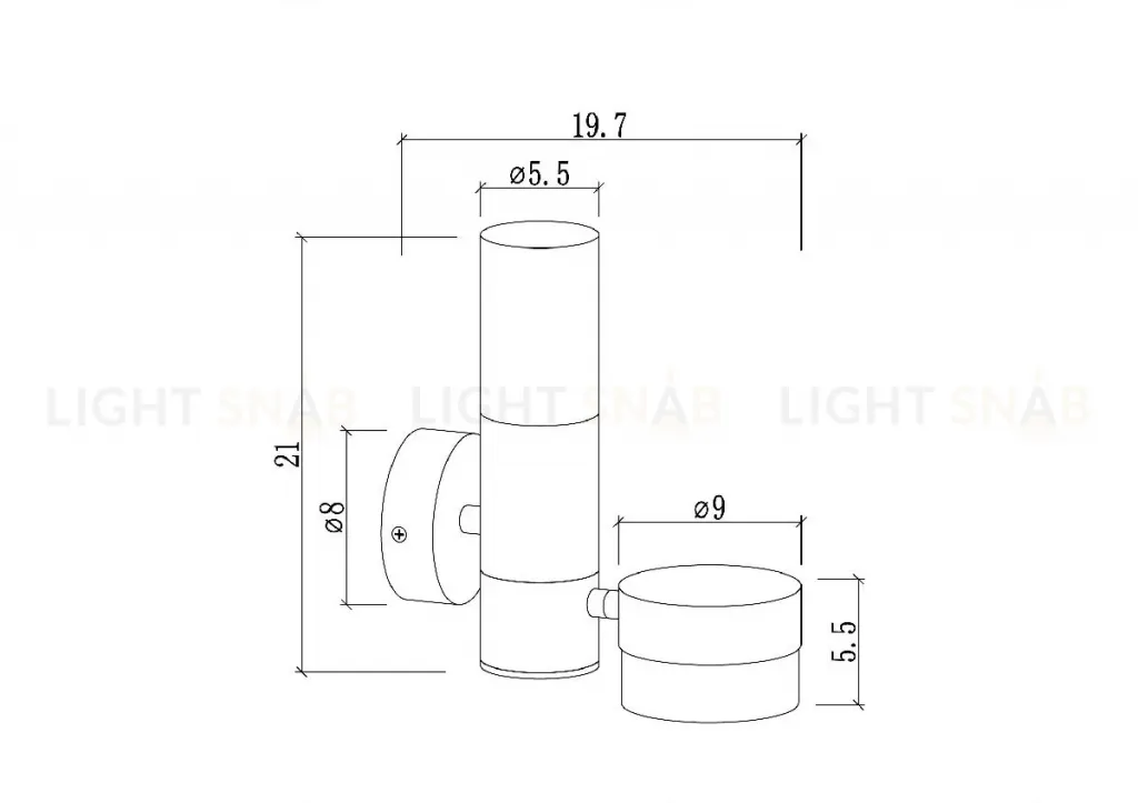 Уличный настенный светильник Arte Lamp Budapest A2360AL-2BK A2360AL-2BK