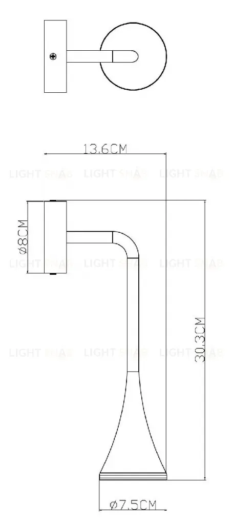 Фасадный светильник Arte Lamp Bronn A2367AL-1BK A2367AL-1BK