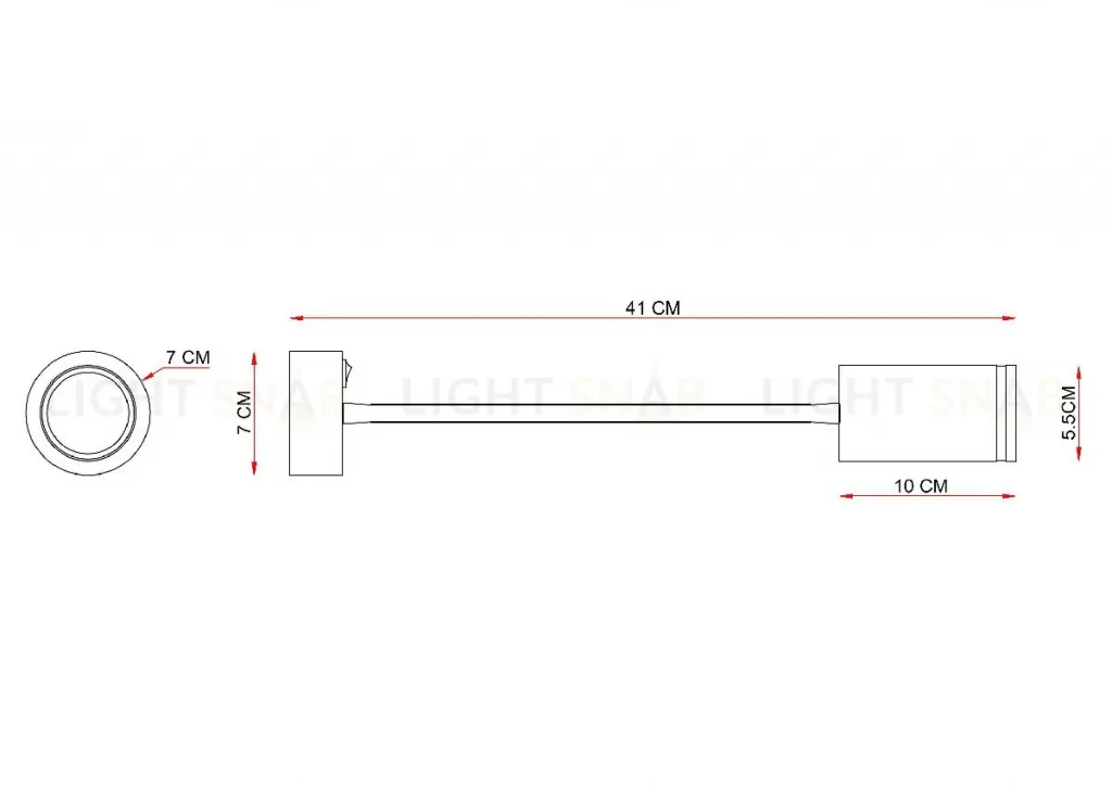 Гибкое бра Arte Lamp Imai A2266AP-1WH A2266AP-1WH