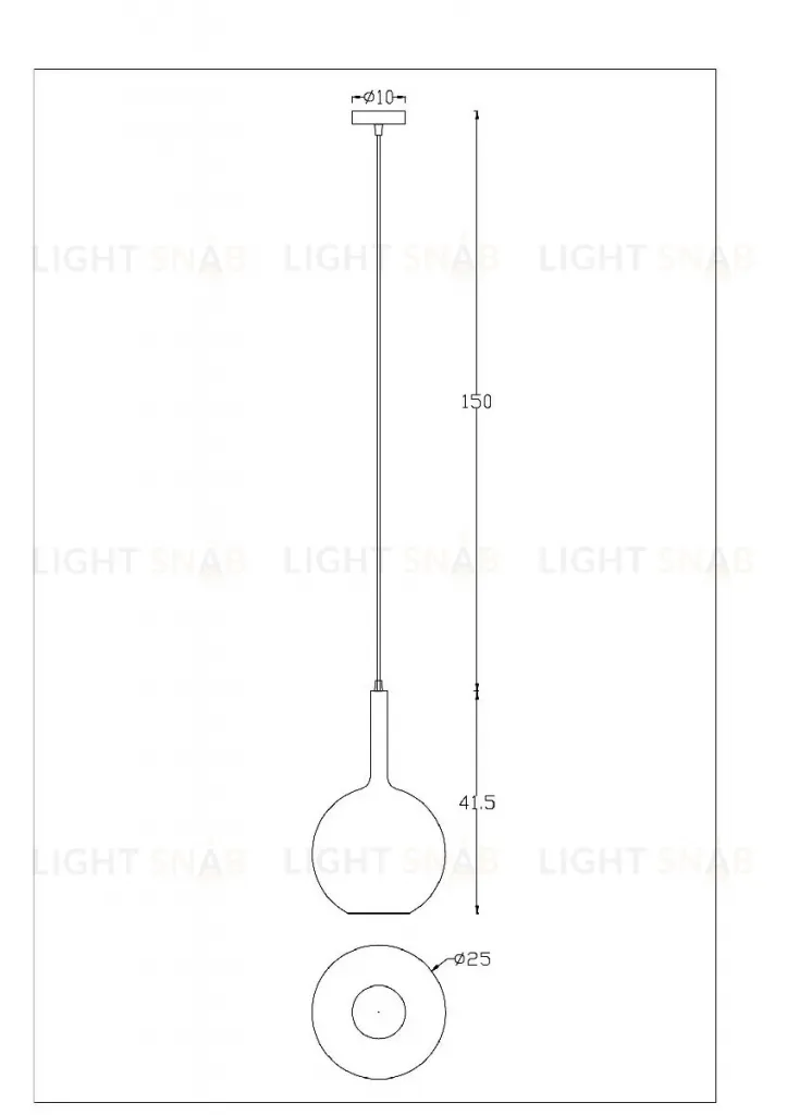 Подвесной светильник Arte Lamp Gala A2725SP-1SG A2725SP-1SG