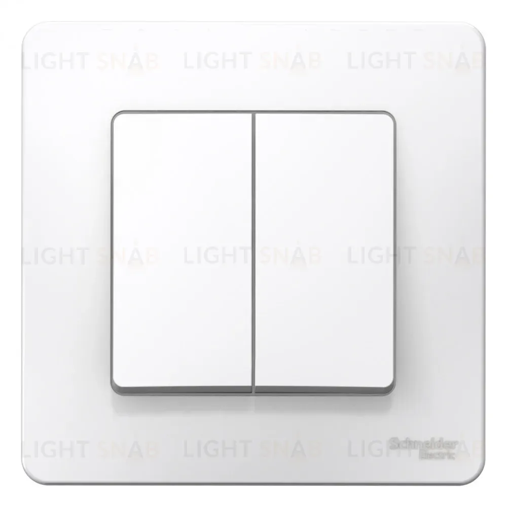 Выключатель 2-клавишный 10А Systeme Electric Blanca внутр BLNVS010501 BLNVS010501
