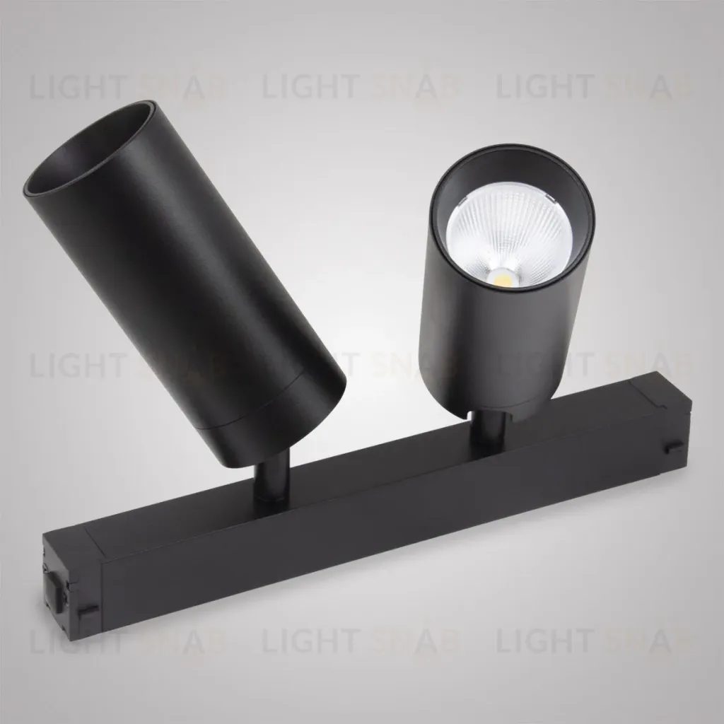Трековый однофазный светильник AM Group AM528 BK-220V-2X10W SMART AM528 BK-220V-2X10W SMART