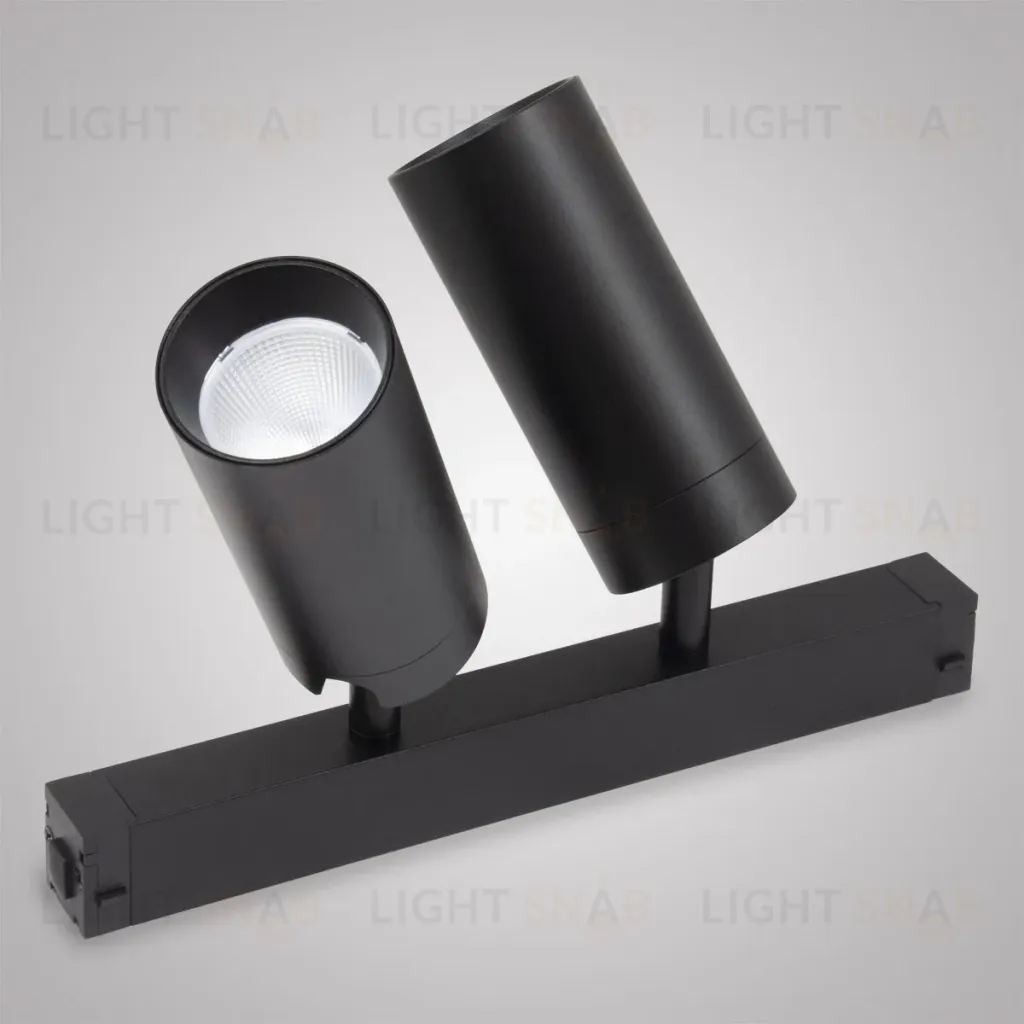 Трековый однофазный светильник AM Group AM528 BK-220V-2X10W SMART AM528 BK-220V-2X10W SMART
