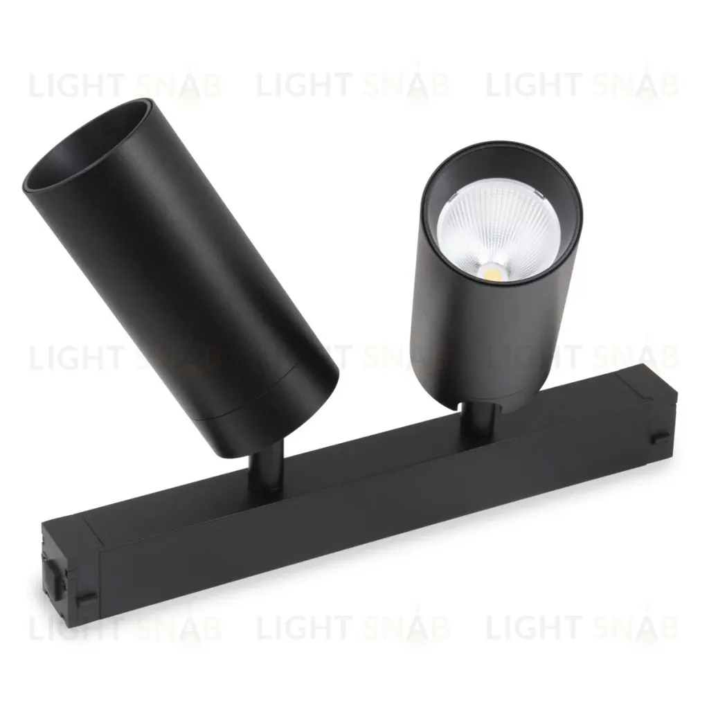 Трековый однофазный светильник AM Group AM528 BK-220V-2X10W SMART AM528 BK-220V-2X10W SMART