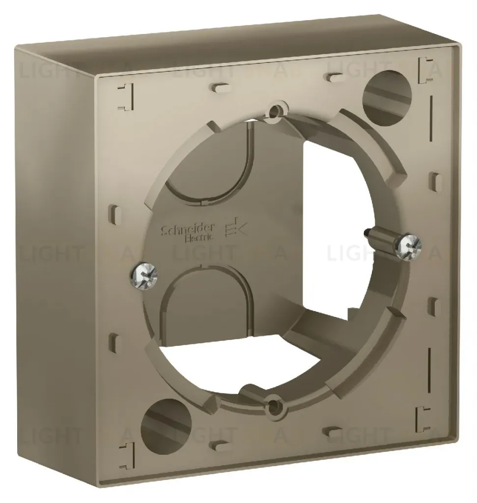 Коробка для наружного монтажа Systeme Electric AtlasDesign Шампань ATN000500 ATN000500