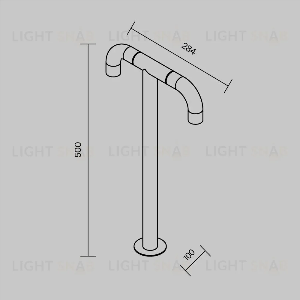 Ландшафтный светильник Maytoni Sleek O477FL-L4GF3K O477FL-L4GF3K