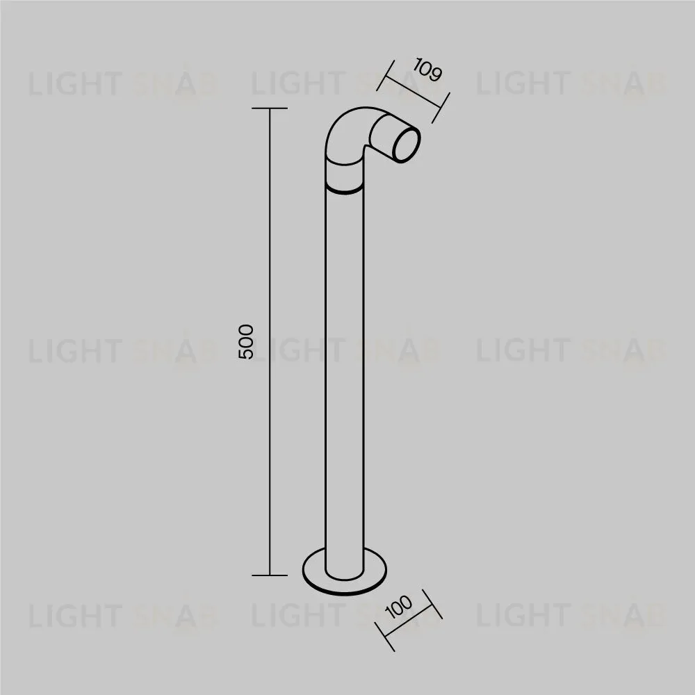 Ландшафтный светильник Maytoni Sleek O477FL-L2GF3K O477FL-L2GF3K