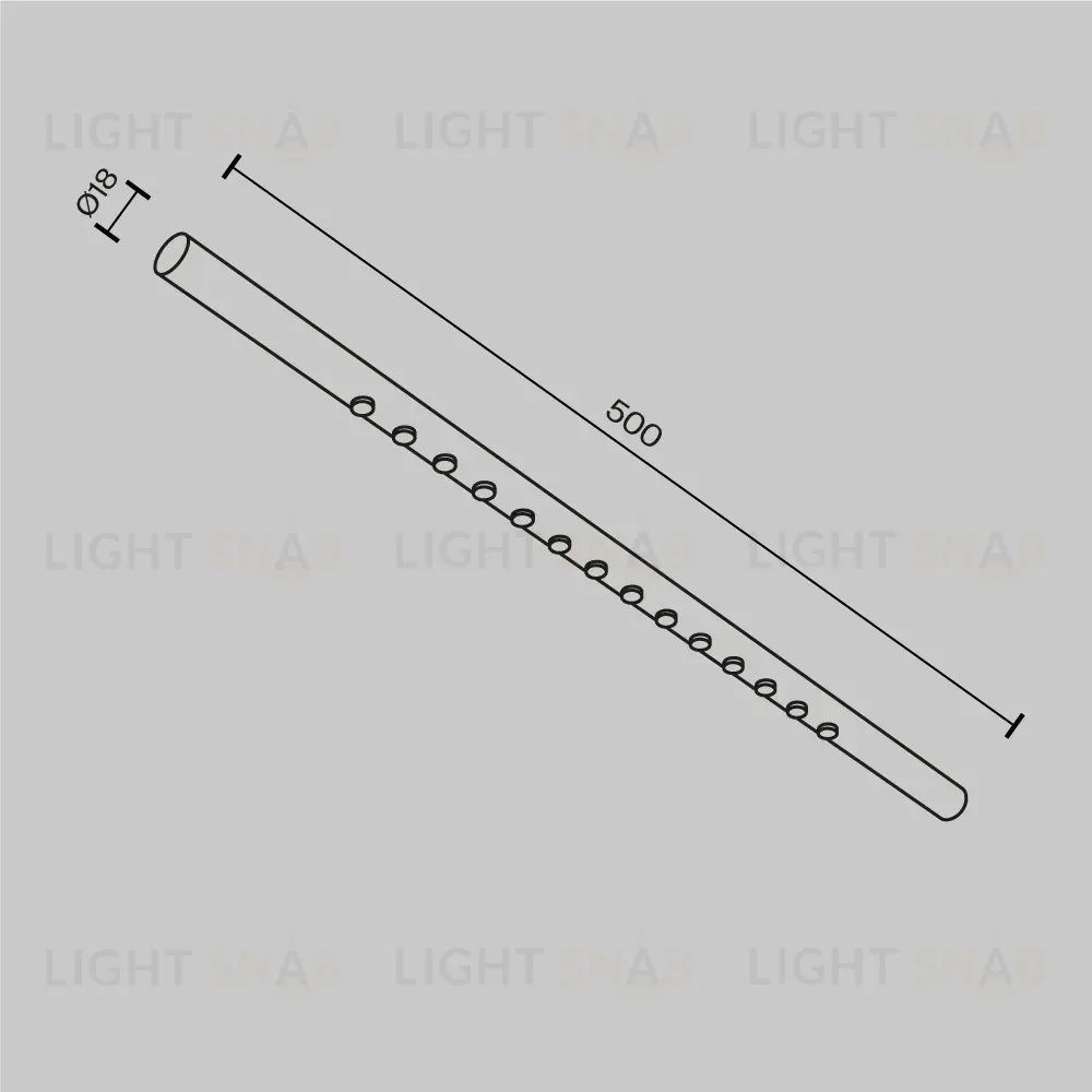 Трековый светильник Maytoni Points C101CL-L500-12W3-6K-BS C101CL-L500-12W3-6K-BS