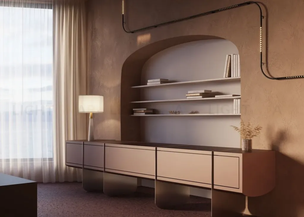 Трековый светильник Maytoni Points C101CL-L1000-24W3-6K-BS C101CL-L1000-24W3-6K-BS