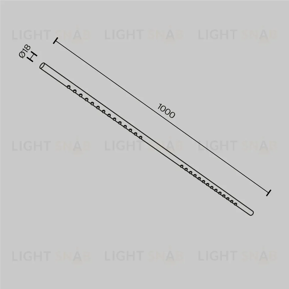 Трековый светильник Maytoni Points C101CL-L1000-24W3-6K-BS C101CL-L1000-24W3-6K-BS