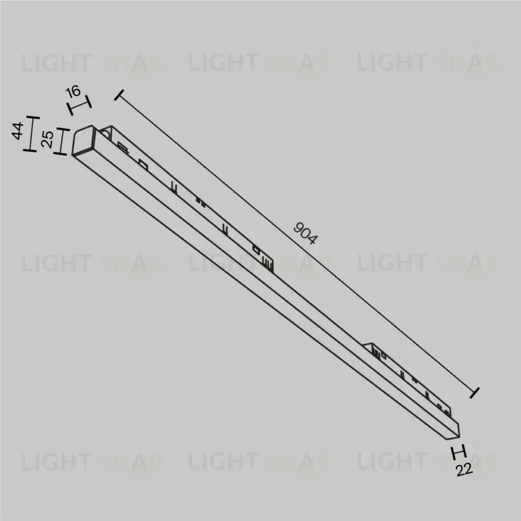 Трековый магнитный светильник Maytoni Basis TR030-4-30WTW-DD2-B TR030-4-30WTW-DD2-B