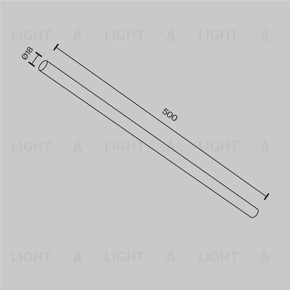 Соединитель для штанговой системы Maytoni Axity CA001-L500-BS CA001-L500-BS