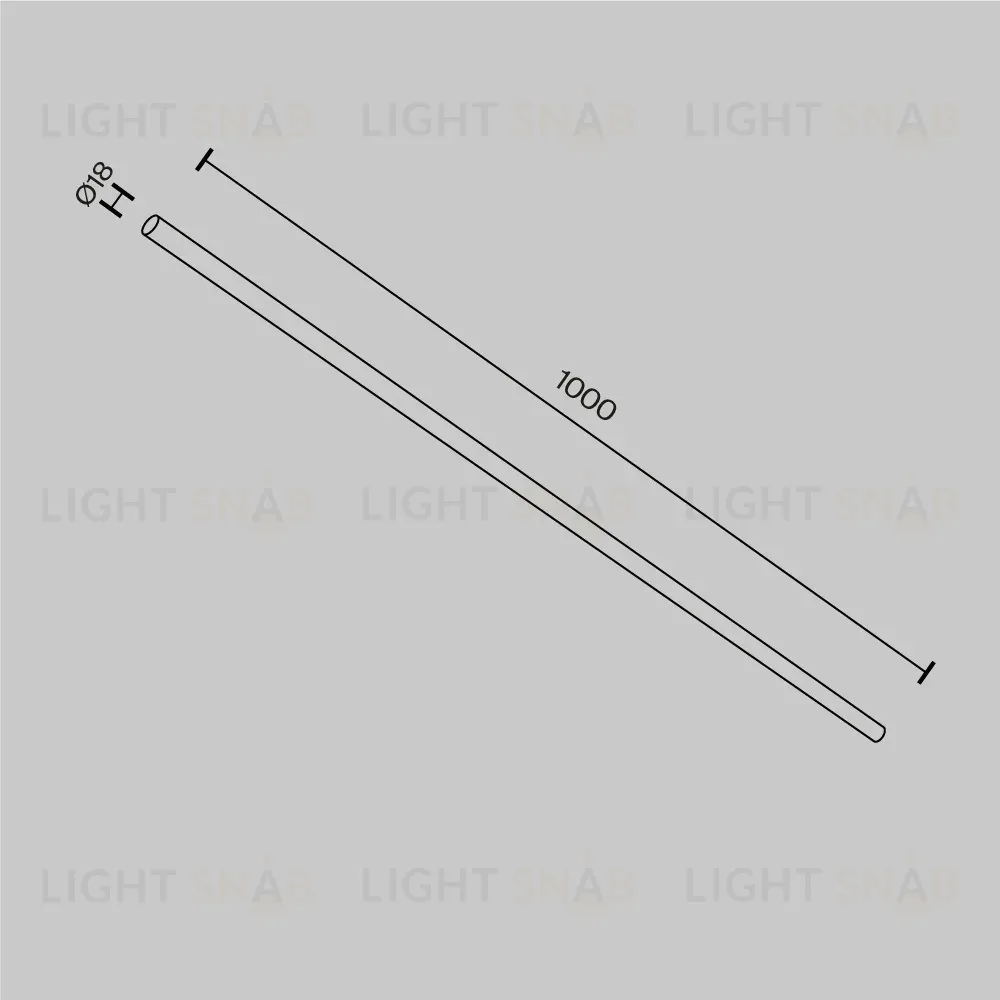 Соединитель для штанговой системы Maytoni Axity CA001-L1000-B CA001-L1000-B