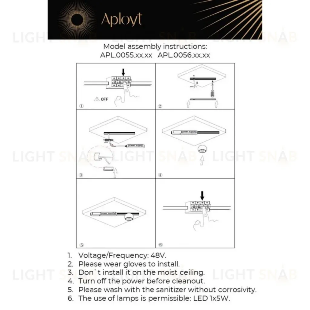 Накладной светильник Aployt Marco APL.0055.19.05 APL.0055.19.05