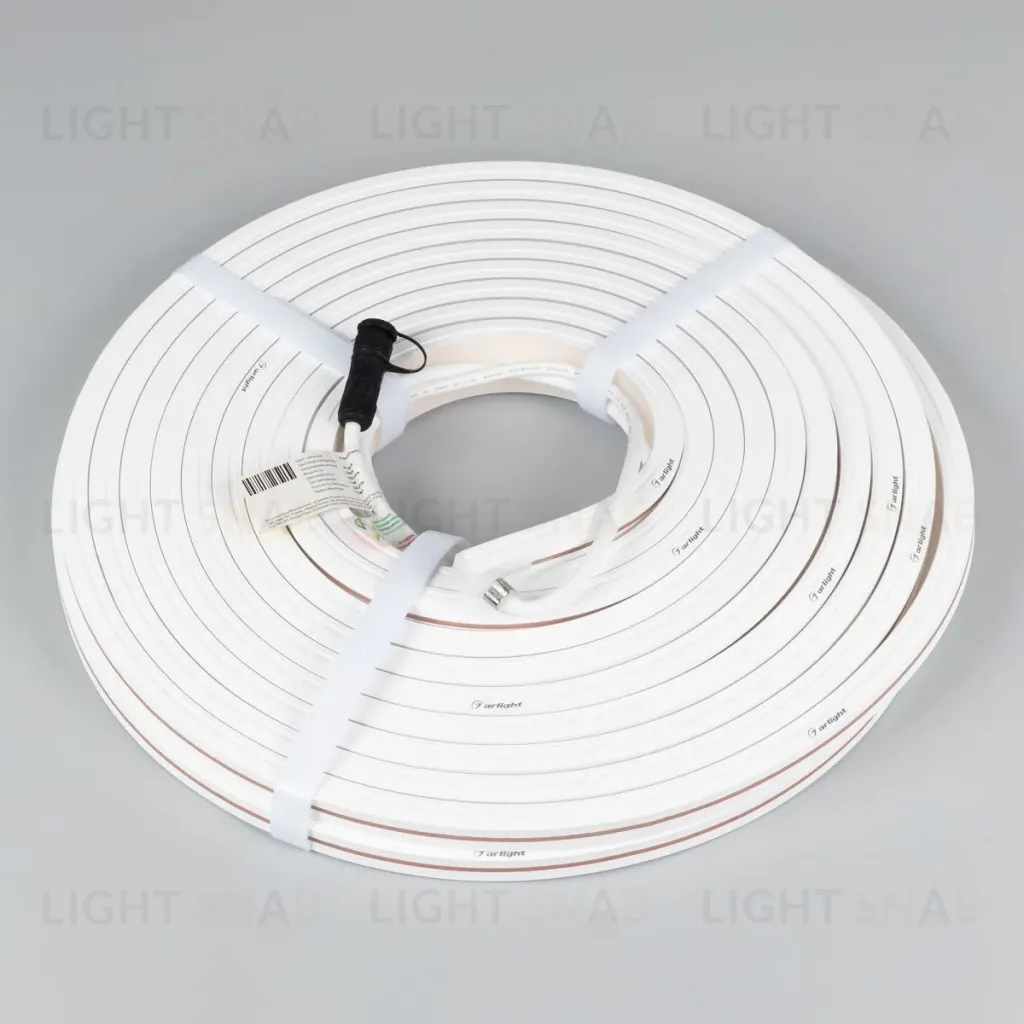 Светодиодная герметичная лента Arlight MOONLIGHT-TOP-X320-13x12mm 24V Warm3000 (5 W/m, IP67, sauna, 15m, wire x2) 051130 051130