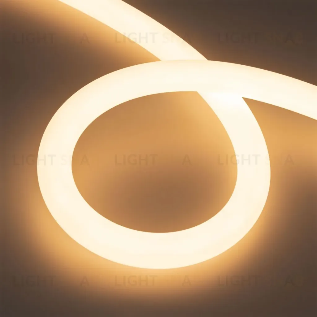 Светодиодная герметичная лента Arlight MOONLIGHT-TOP-A336-D30mm 24V Warm3000 (14.4 W/m, IP65, 5m, wire x1) 050481 050481