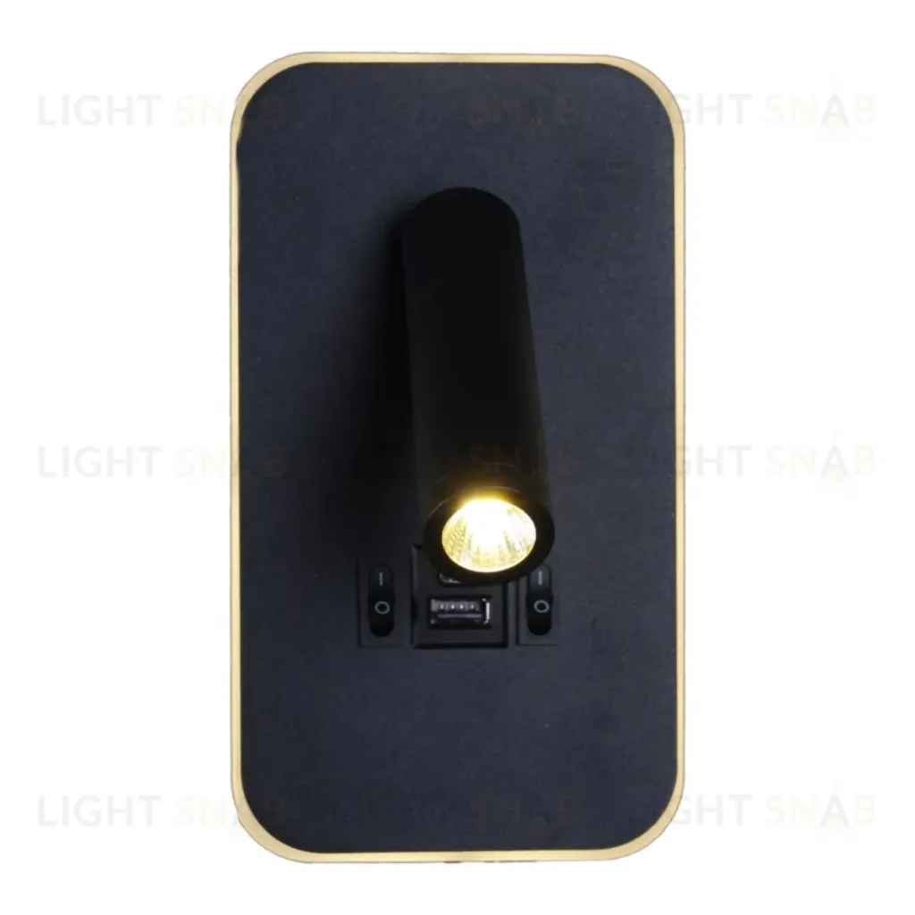 Спот Reluce 86204-9.2-001KT LED12W+USB BK 86204-9.2-001KT LED12W+USB BK