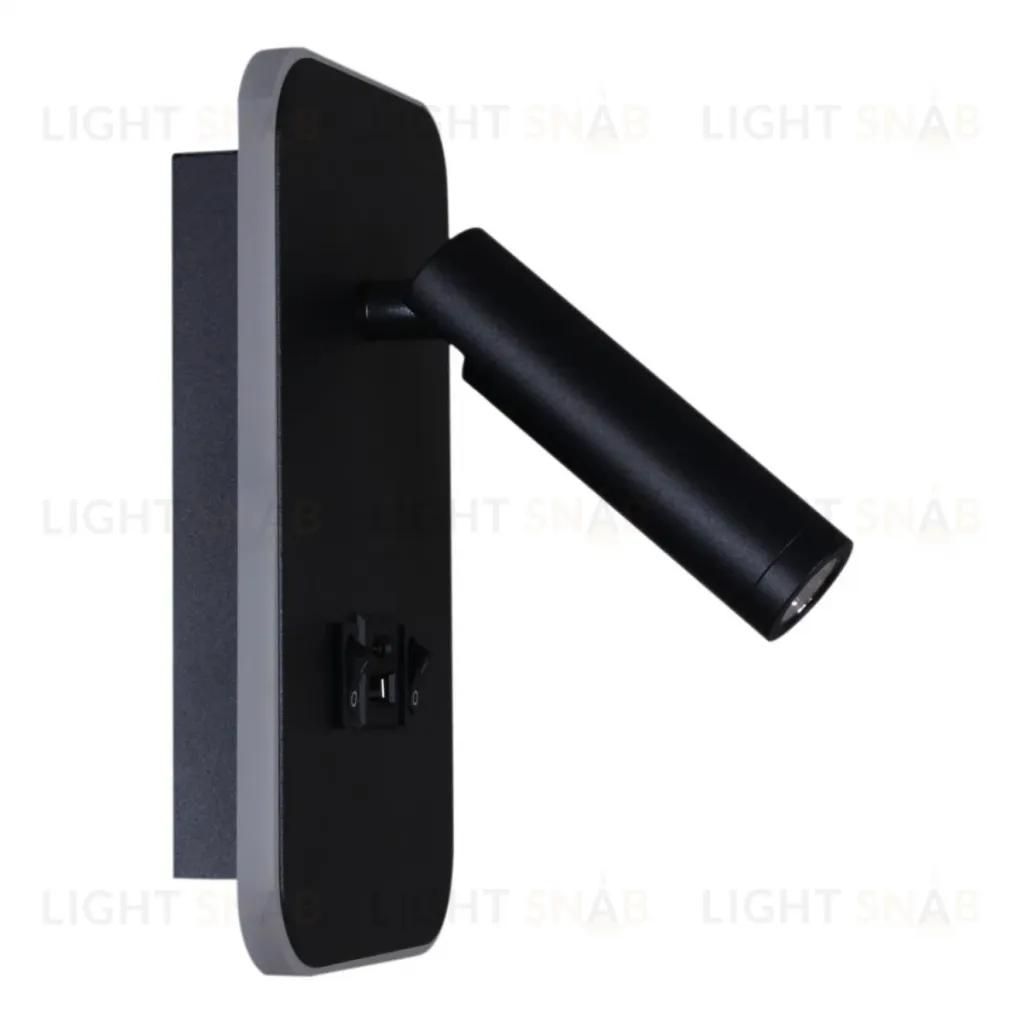 Спот Reluce 86204-9.2-001KT LED12W+USB BK 86204-9.2-001KT LED12W+USB BK