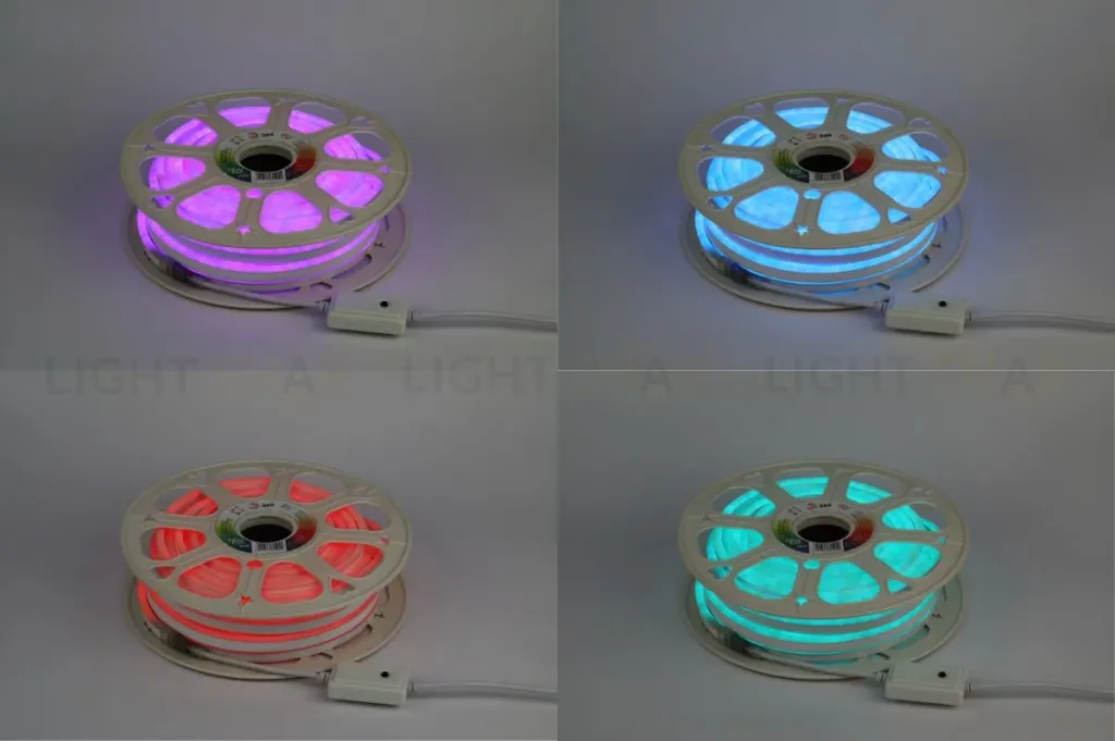 Светодиодная неоновая лента Эра N5050-72-IP67-220V-20m-RGB Б0053983 Б0053983