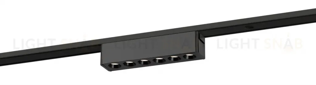 Трековый магнитный светильник Эра TRM-S5-2-6W4K-BK Б0059049 Б0059049