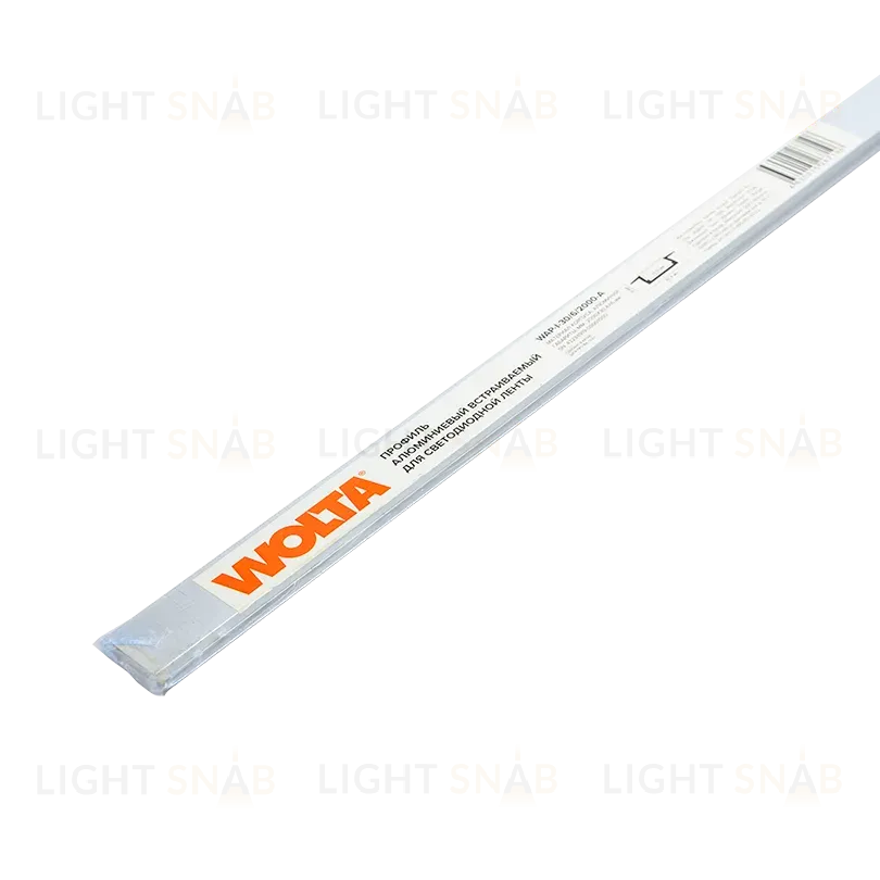 Профиль алюминиевый встраиваемый Wolta WAP-I-30/6/2000-A WAP-I-30/6/2000-A