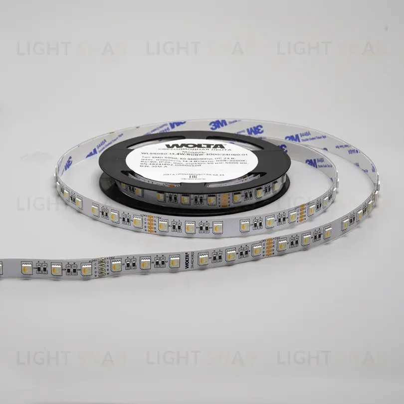 Светодиодная лента Wolta WLS5050-14,4W/RGBW-3000/24H60-01 WLS5050-14,4W/RGBW-3000/24H60-01