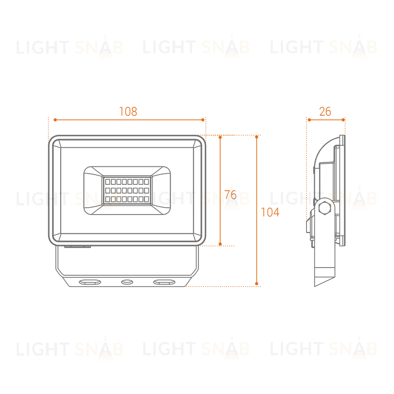Прожектор Wolta WFL-20W/06 WFL-20W/06