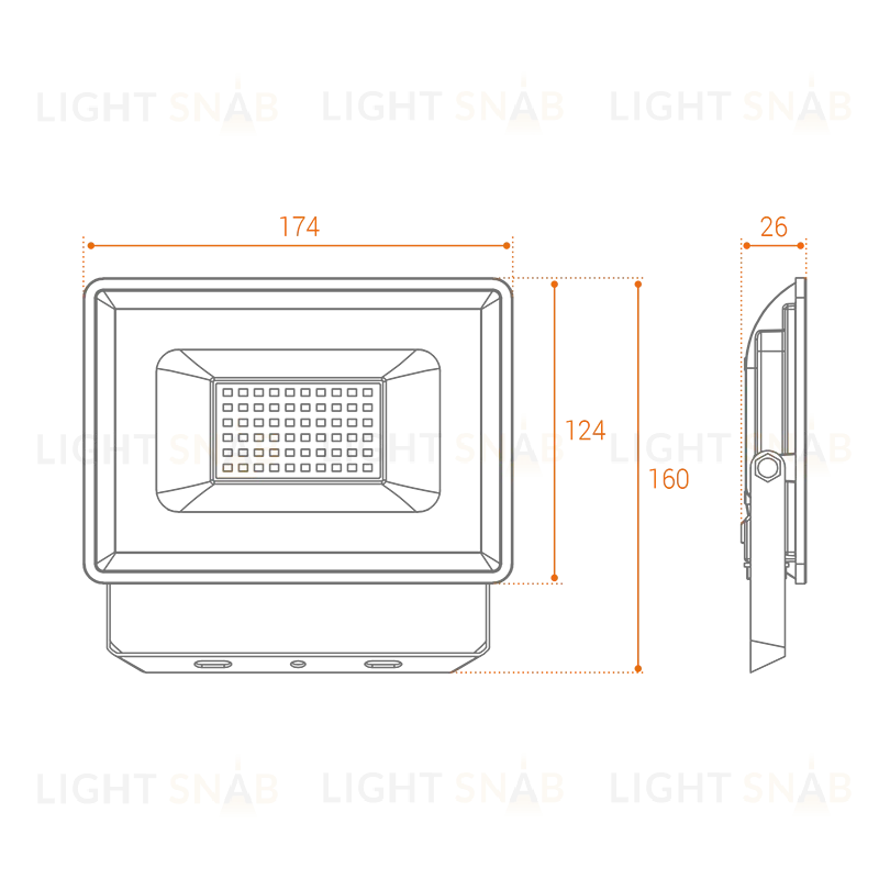 Прожектор Wolta WFL-50W/06 WFL-50W/06