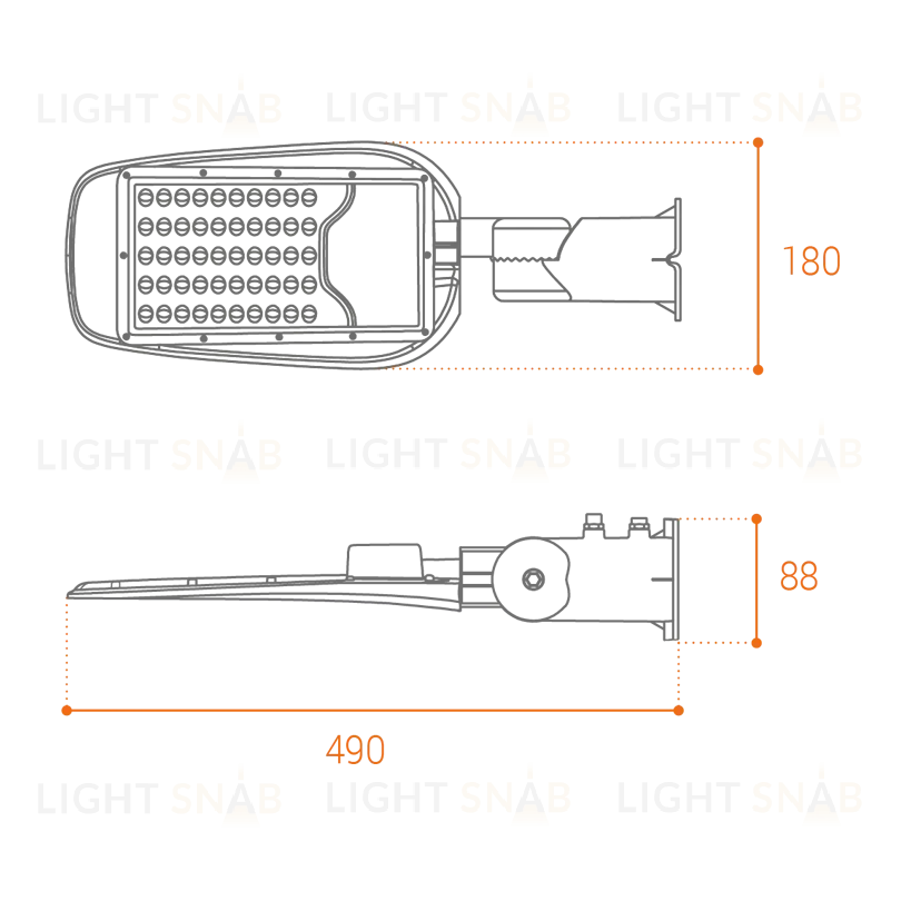 Уличный консольный светильник Wolta STL-40W/05 STL-40W/05