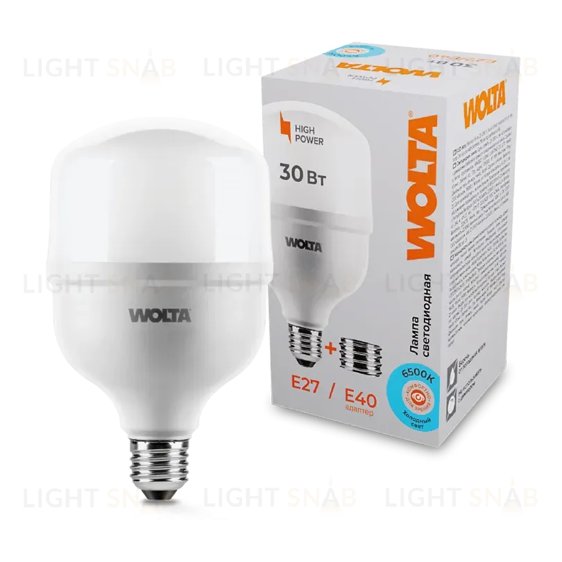Светодиодная лампа Wolta 25WHP30E27/40 25WHP30E27/40