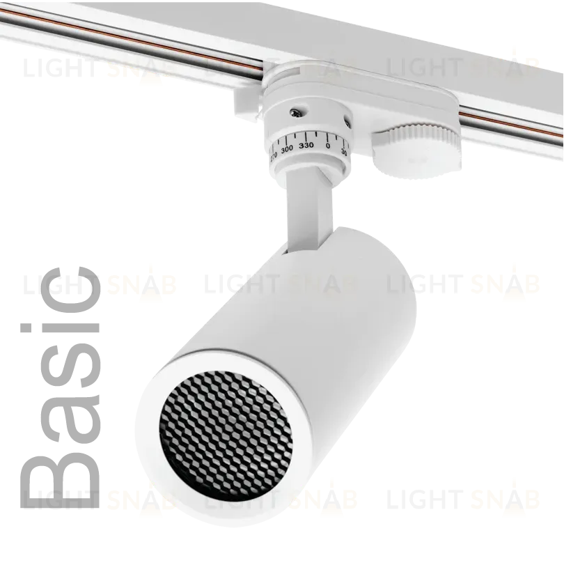 Трековый однофазный светильник Wolta Basic WTL-GU10/01W WTL-GU10/01W