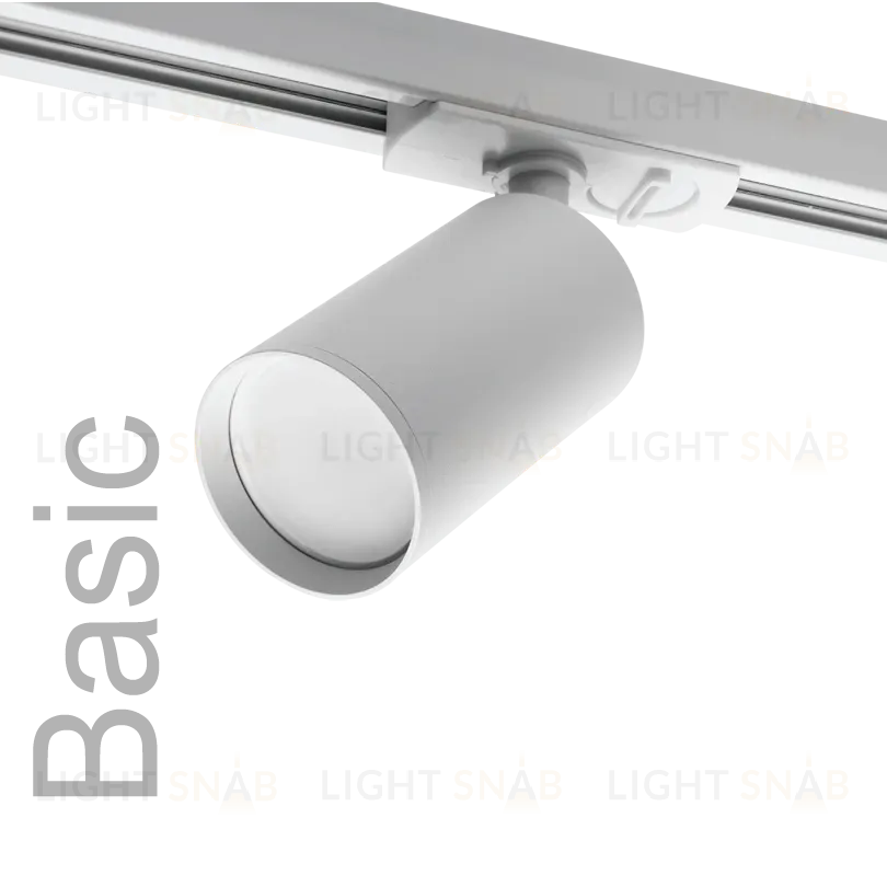 Трековый однофазный светильник Wolta Basic WTL-GU10/02W WTL-GU10/02W