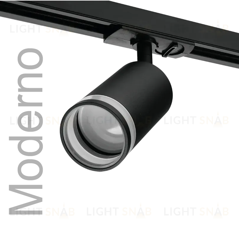 Трековый однофазный светильник Wolta Moderno WTL-GU10/04B WTL-GU10/04B