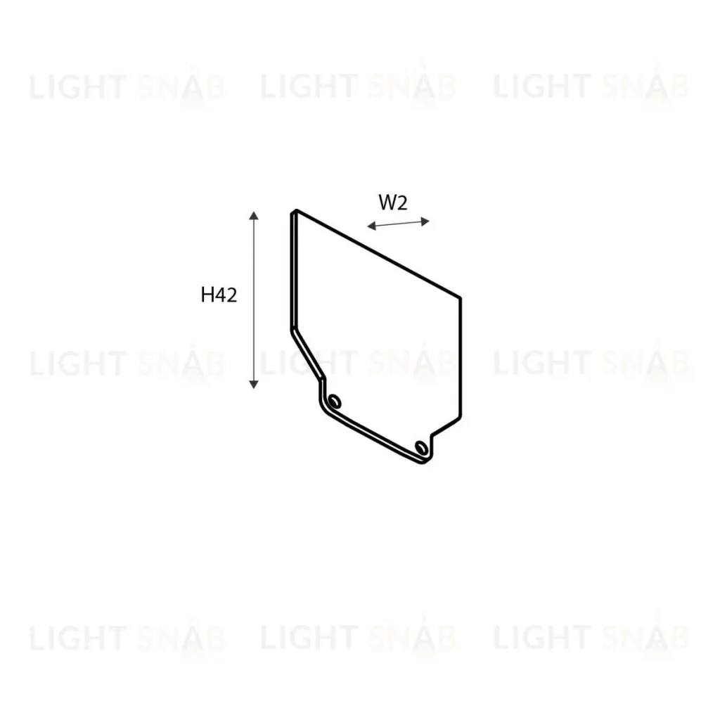 Заглушка торцевая Favourite Logica 1014-ZP-001 1014-ZP-001