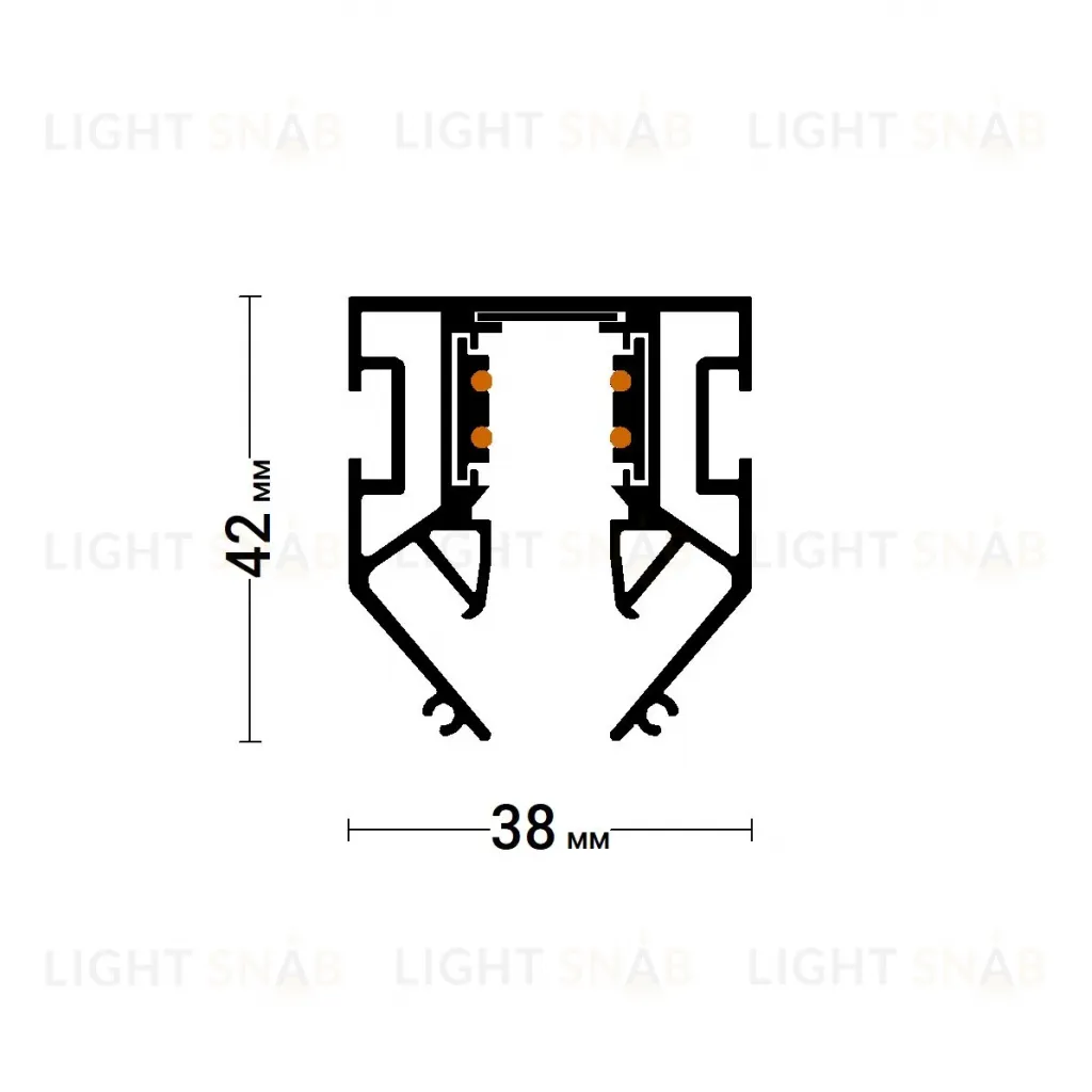 Шинопровод под натяжной потолок Favourite Logica 1014-TB-200 1014-TB-200