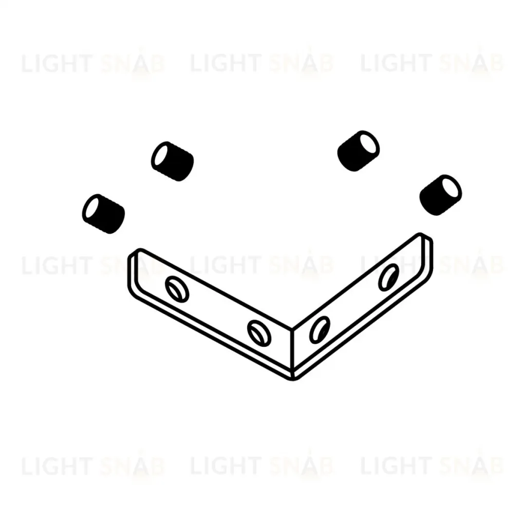 Коннектор угловой Favourite Logica 1014-CU-001 1014-CU-001