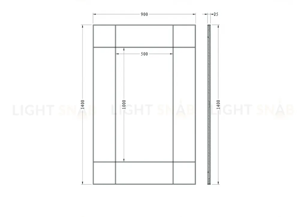 Зеркало Garda Decor KFG048 KFG048