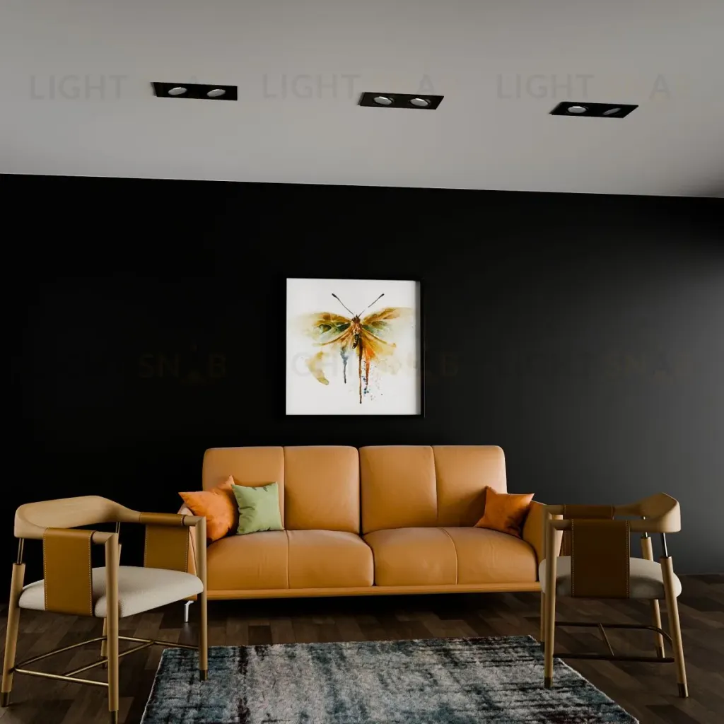 Встраиваемый светильник Lightera Mont LE204RL-2B LE204RL-2B