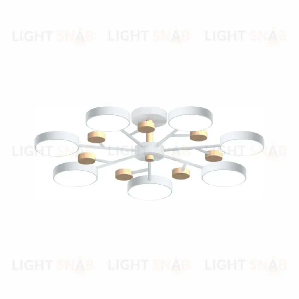 Люстра на штанге LED4U L3205-800 WH L3205-800 WH