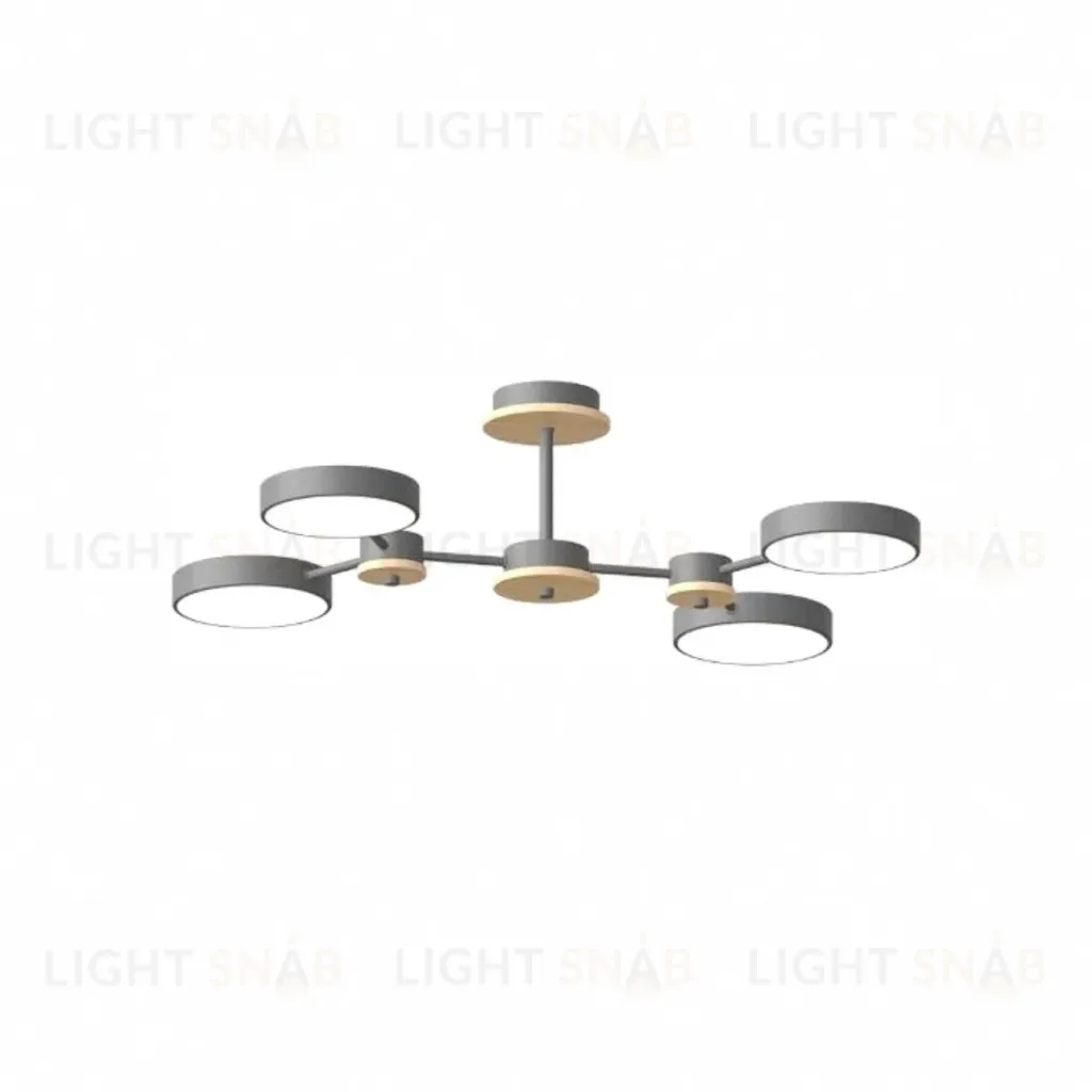 Люстра на штанге LED4U L3215-630 GR L3215-630 GR