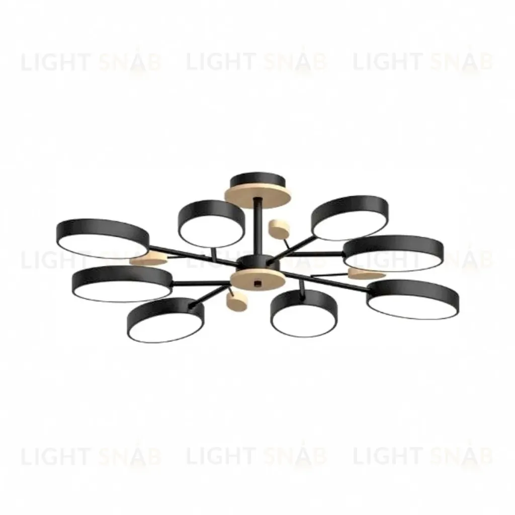 Люстра на штанге LED4U L3221-850 BK L3221-850 BK