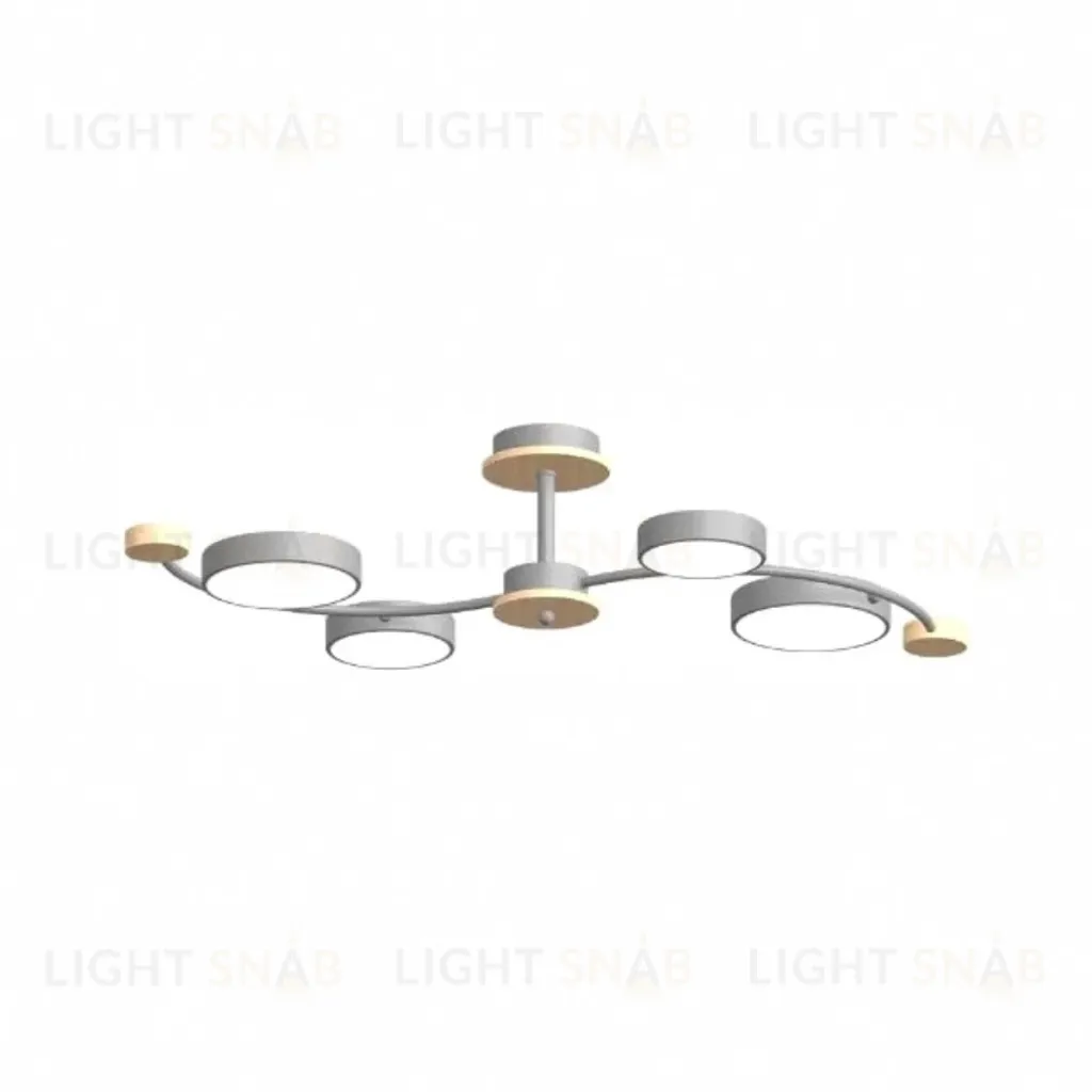 Люстра на штанге LED4U L3206-800 GR L3206-800 GR