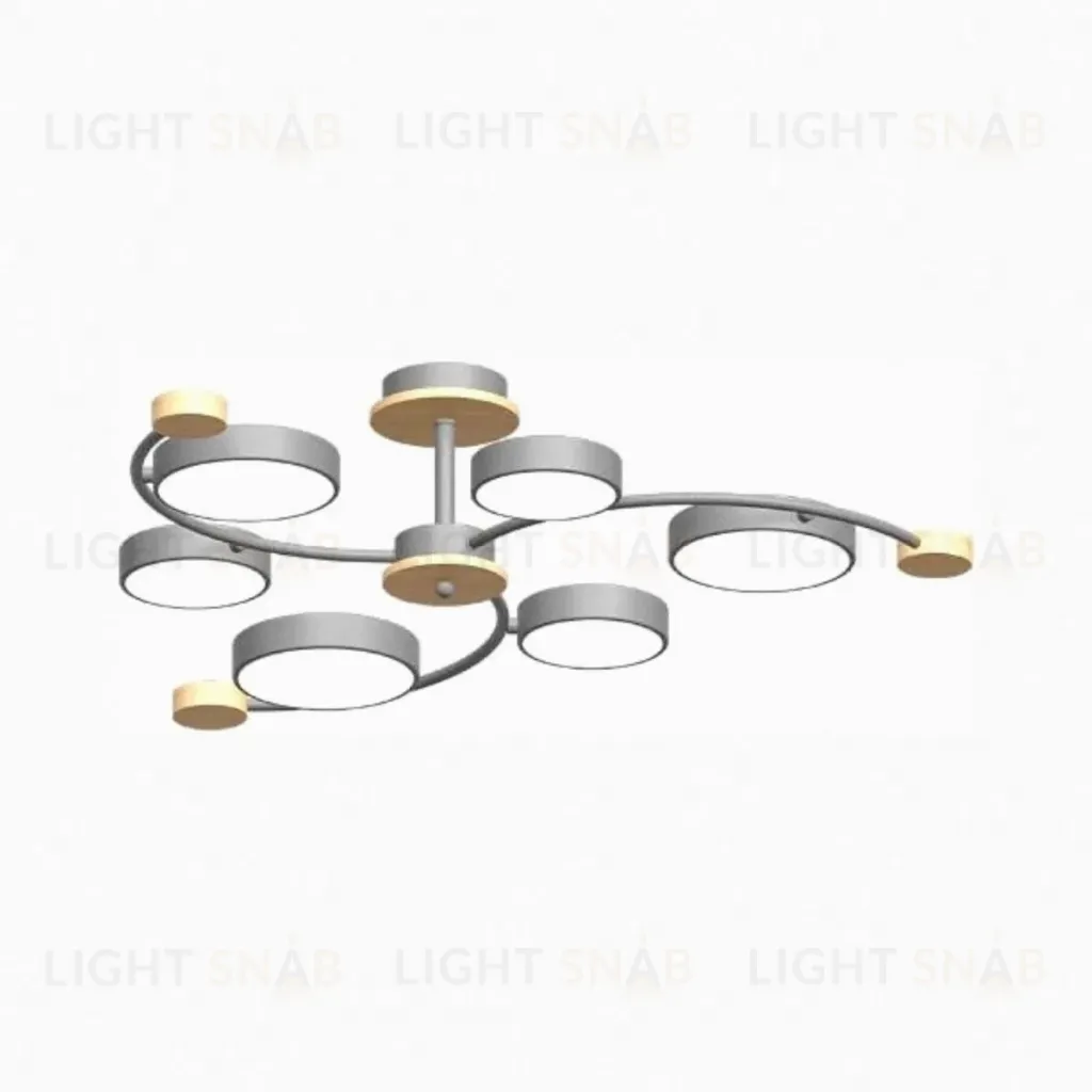 Люстра на штанге LED4U L3207-840 GR L3207-840 GR