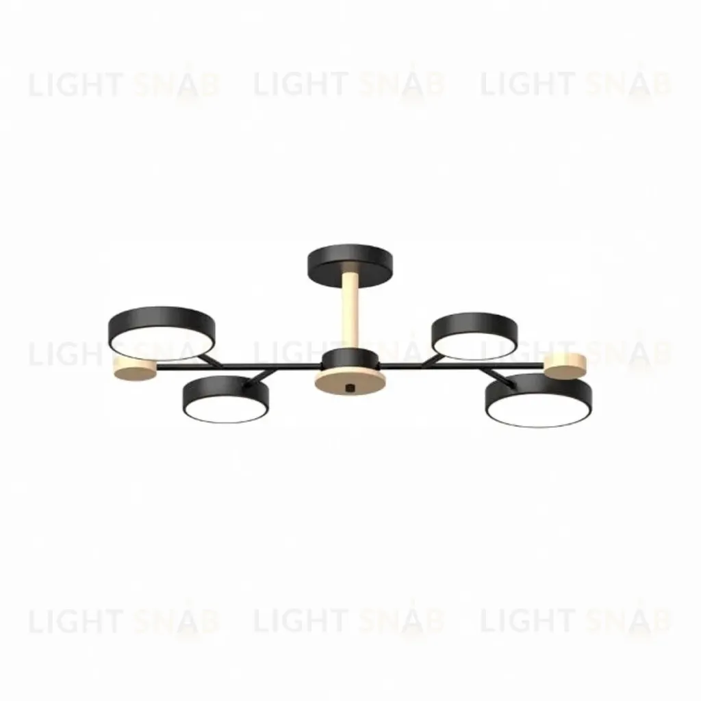 Люстра на штанге LED4U L3213-670 BK L3213-670 BK