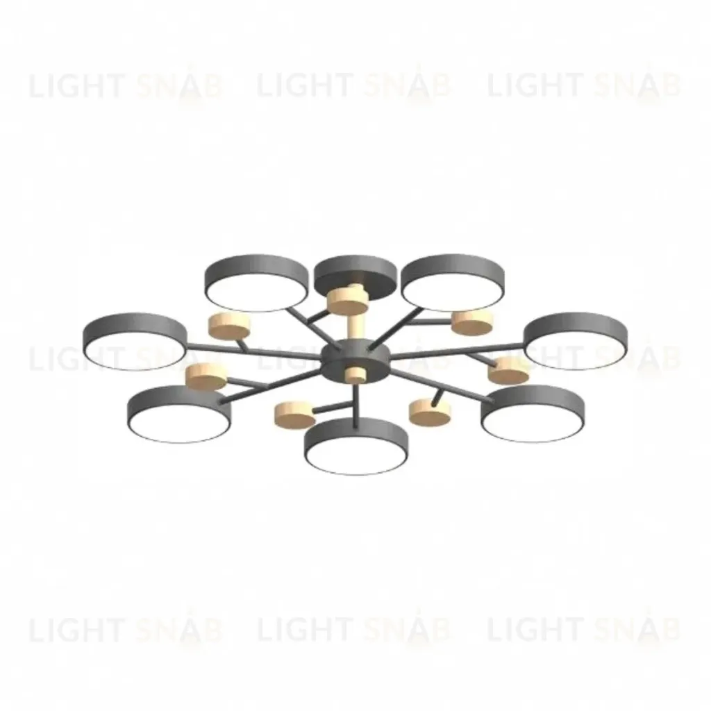 Люстра на штанге LED4U L3205-800 GR L3205-800 GR